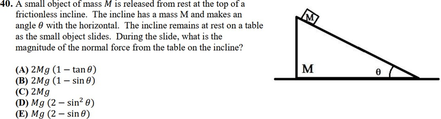 Elimination from problem setup, example 2